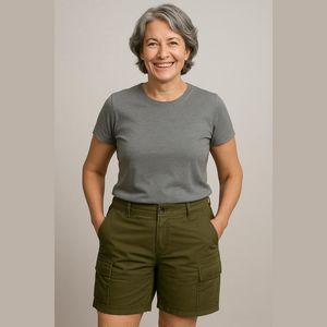 Chaps petite, olive green, Capri shorts, NWT size 14 P